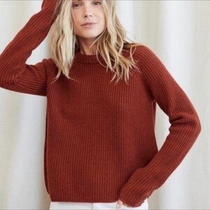 Jenni Kayne 100% Cashmere Fisherman Sweater